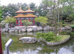 Ландшафтный дизайн сада в китайском стиле
